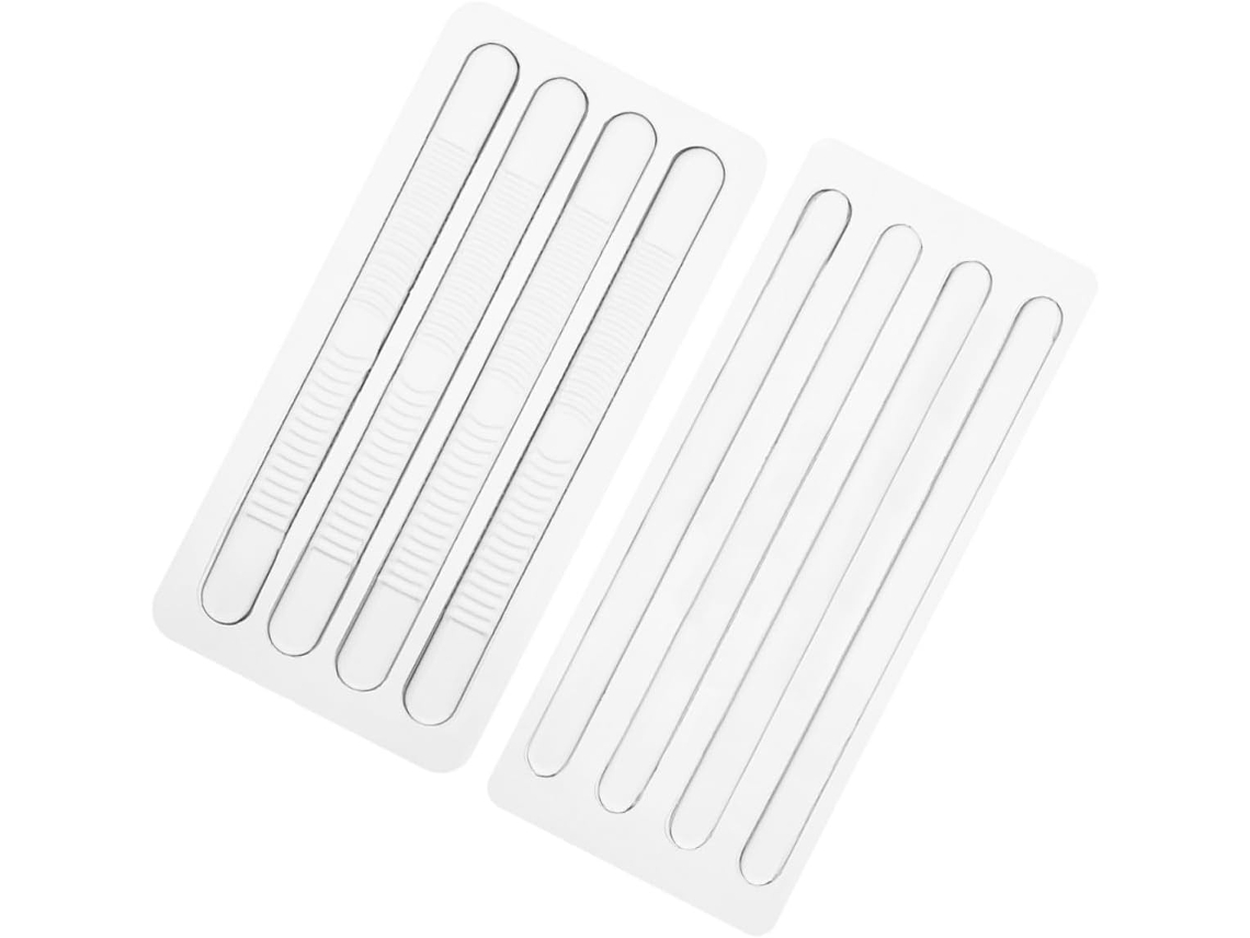 Conjunto De 8 Protetores Calcanhar Silicone Para Sapatos, Macios E Confortáveis, Ideais Para Calçados Casuais De Couro