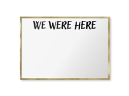 Magnetic Board For Wall We Were Here For The Bedroom Espelharte (100x70 Cm)