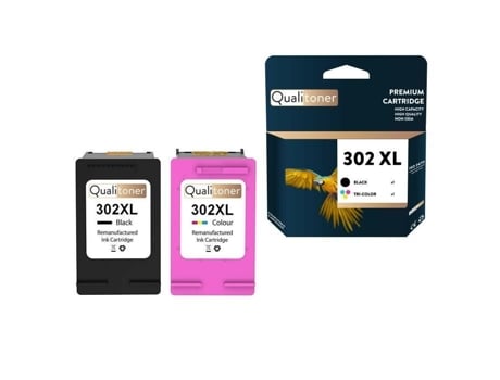 Cartuchos Compatíveis Para Hp 302 Xl 302cl Xl 302xl 302clxl Preto Cor Para Hp Deskjet 2130 2134 3630 3630 Série Qualitoner
