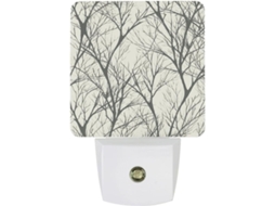 Luminária Noturna De Parede Led, Liga Desliga Automática, Sensor Crepuscular, Abajur Quarto, Corredor E Cozinha, 11