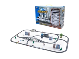 Conjunto De Comboio Elétrico Com Carris E Ponte Levadiça 366 Cm De Comprimento Leantoys