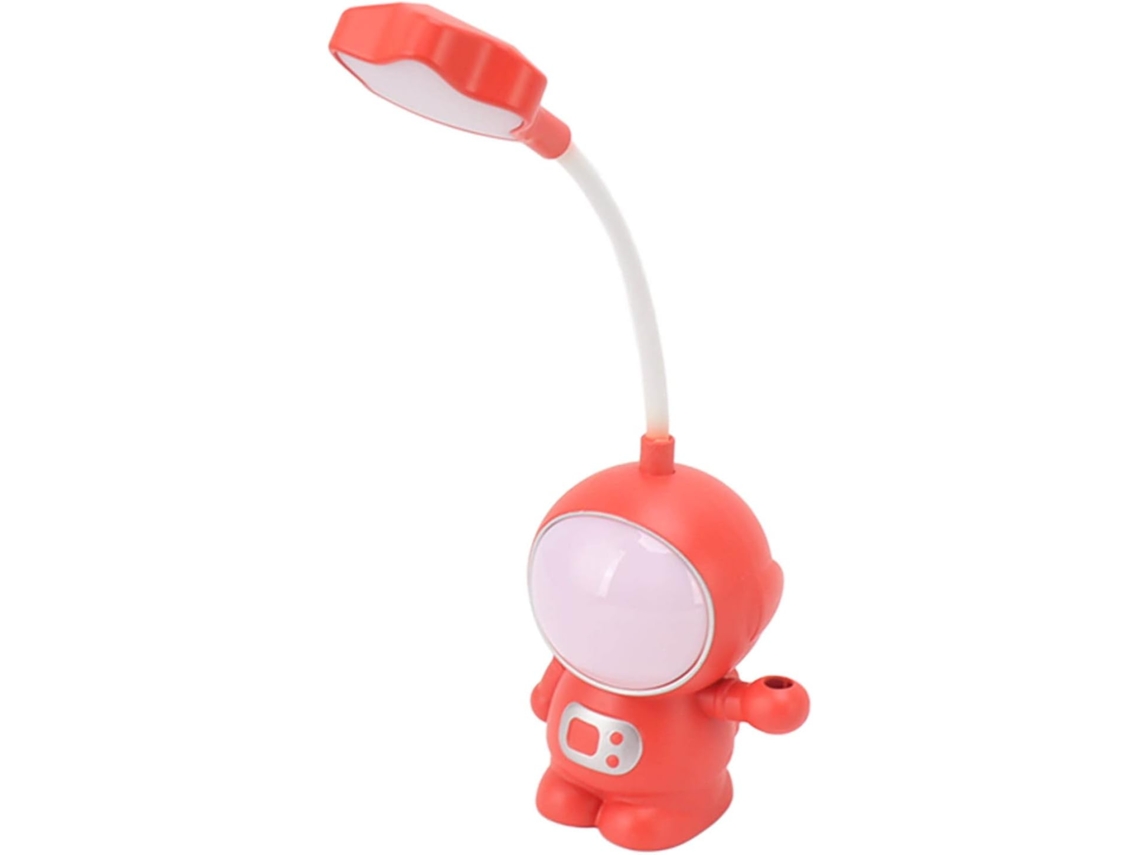 Luminária De Cabeceira Led, Luminária De Mesa Led Com Proteção Para Os Olhos Quarto Vermelha