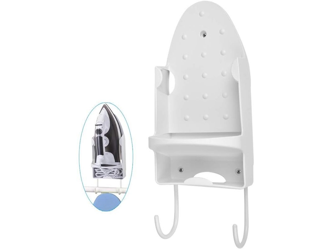 Mesa de Engomar Linjou, Suporte Elétrico de Parede para Ferro, Branco | S/MARCA