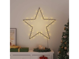 Vidaxl Luzes De Natal Silhueta Estrela 115 Leds Branco Quente