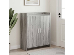 Vidaxl Armário De Sapatos Com Porta Sonoma Cinzento 73,5 X 36 X 92 Cm