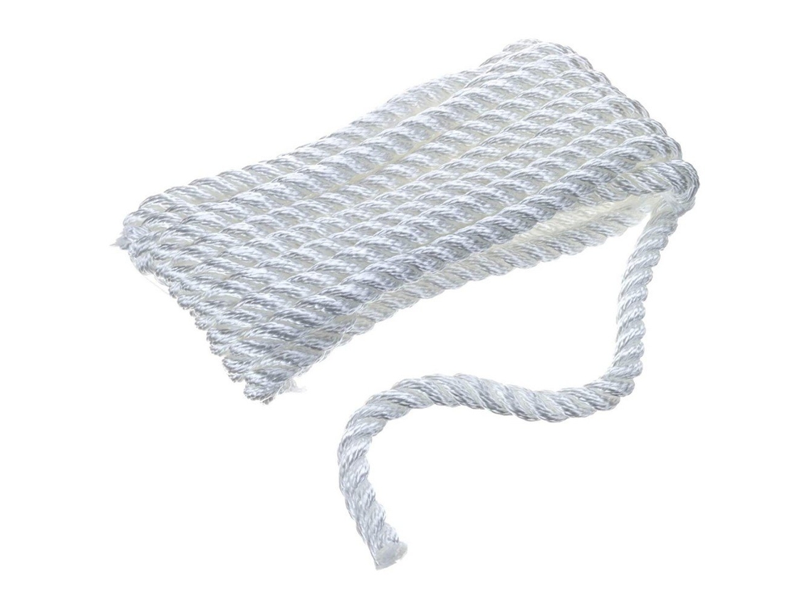 Corda de Doca 3 Stand Twisted 3.05 M Branco 3/8´´SEACHOICE