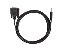 Cabo Serial Rs232 Db9 Macho para Dc3,5mm Macho, 1,8m