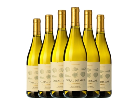 Vinho branco VEIGA DA PRINCESA Coral do Mar Albariño Rías Baixas (0.75 L - 6 Unidades)