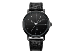 Reloj Hombre Tomi Estilo Simple Analógico Correa Pu Dial Negro