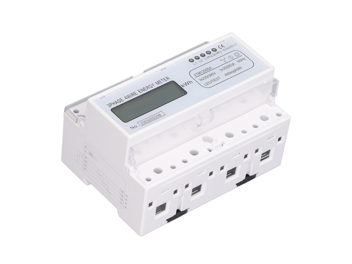 Laxiscreed Medidor De Energia Eléctrica Lcd De 7 Dígitos Para Monitoração De Consumo Trifásico