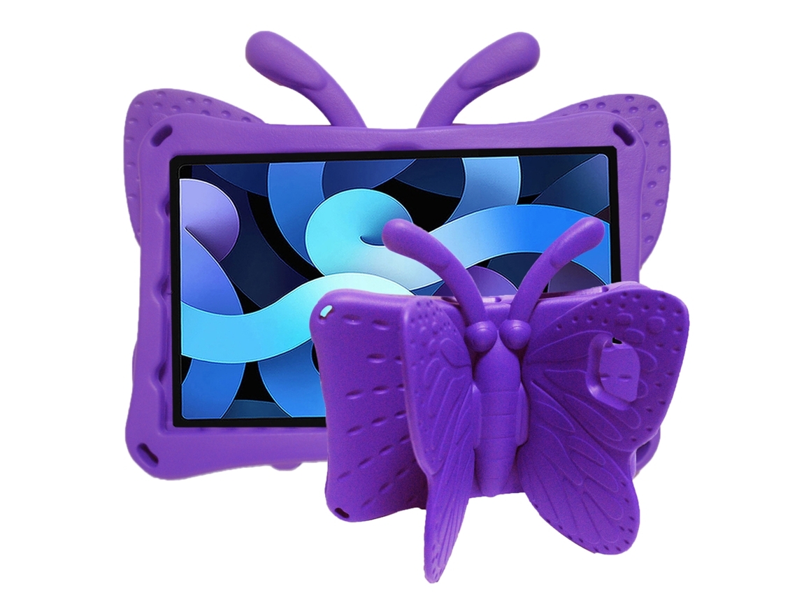 Capa Para Samsung Galaxy Tab S6 Lite Sm-t610/615 (2020) De 10,4 Polegadas ,eva Rígido E Antichoque ,suporte Borboleta Roxo