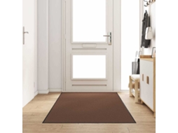Vidaxl Tapete De Entrada Marrom E Preto 120 X 250 Cm 100% Poliamida