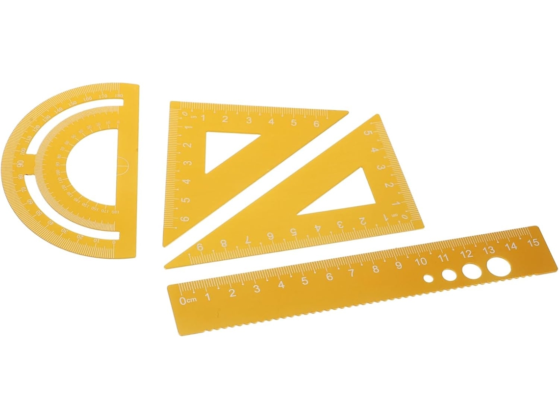 Conjunto De 20 Réguas, Incluindo Quatro Réguas Digitais Portáteis Para