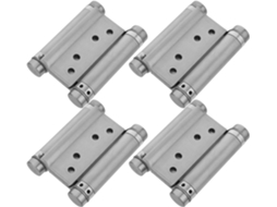 Dobradiças de Porta Reforçadas em Aço Inoxidável, Conjunto de 4 Peças, com Fechamento Automático Reforçado. SFUSHOS