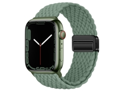 Bracelete Para Apple Watch 42/44/45/46/49mm Onda Verde Cuich