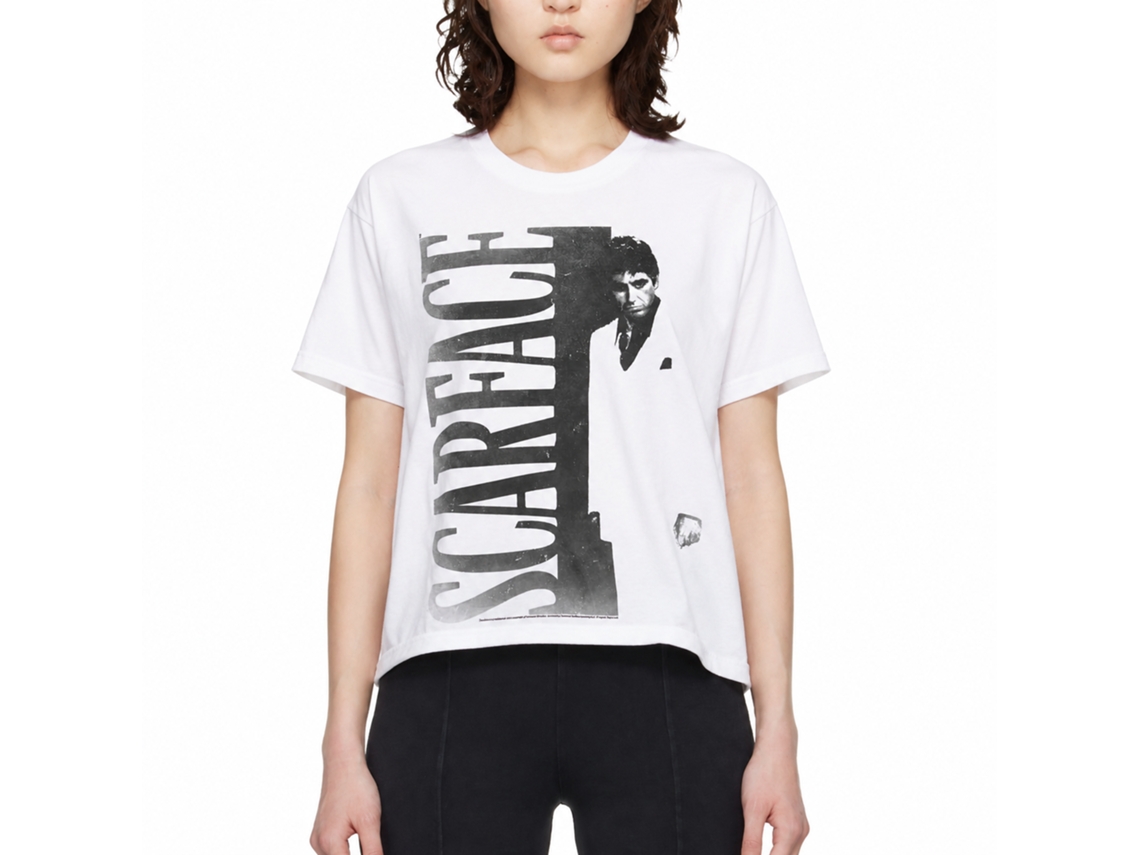 Rockinstone Scarface Movie Sf2 White Adult T-shirt Size:xxxl