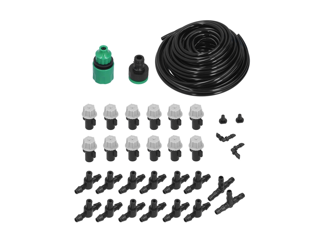 Drenador de quintal Primerox com grade de PVC para sistema de drenagem verde