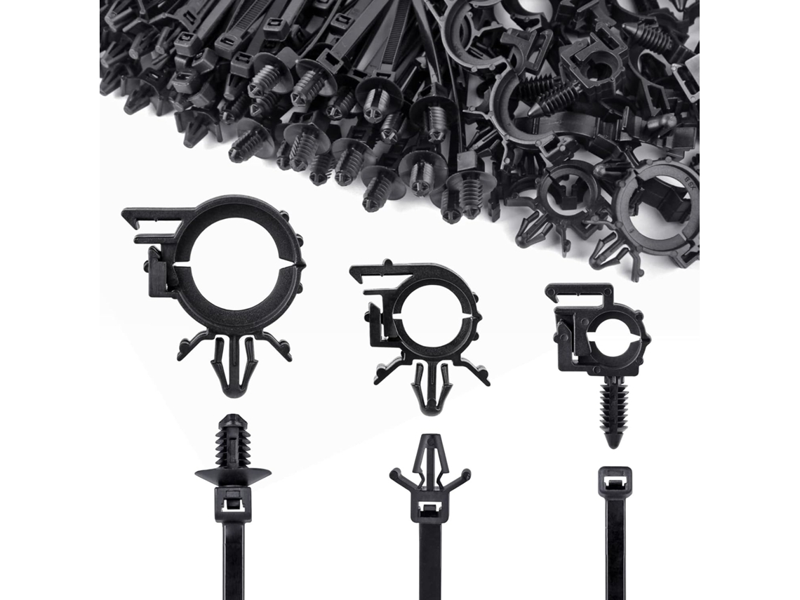 Abraçadeiras Cabo 45 Peças, De Abraçadeira De Nylon Universal Com Fivela De Pressão Para Abraçadeira De Cabo Automóvel, Para Automóvel