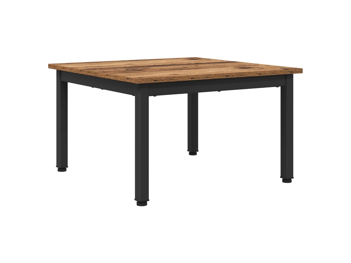 Mesa de centro Madeira Antiga 60 x 60 x 36 cm - Exclusiva da Maison