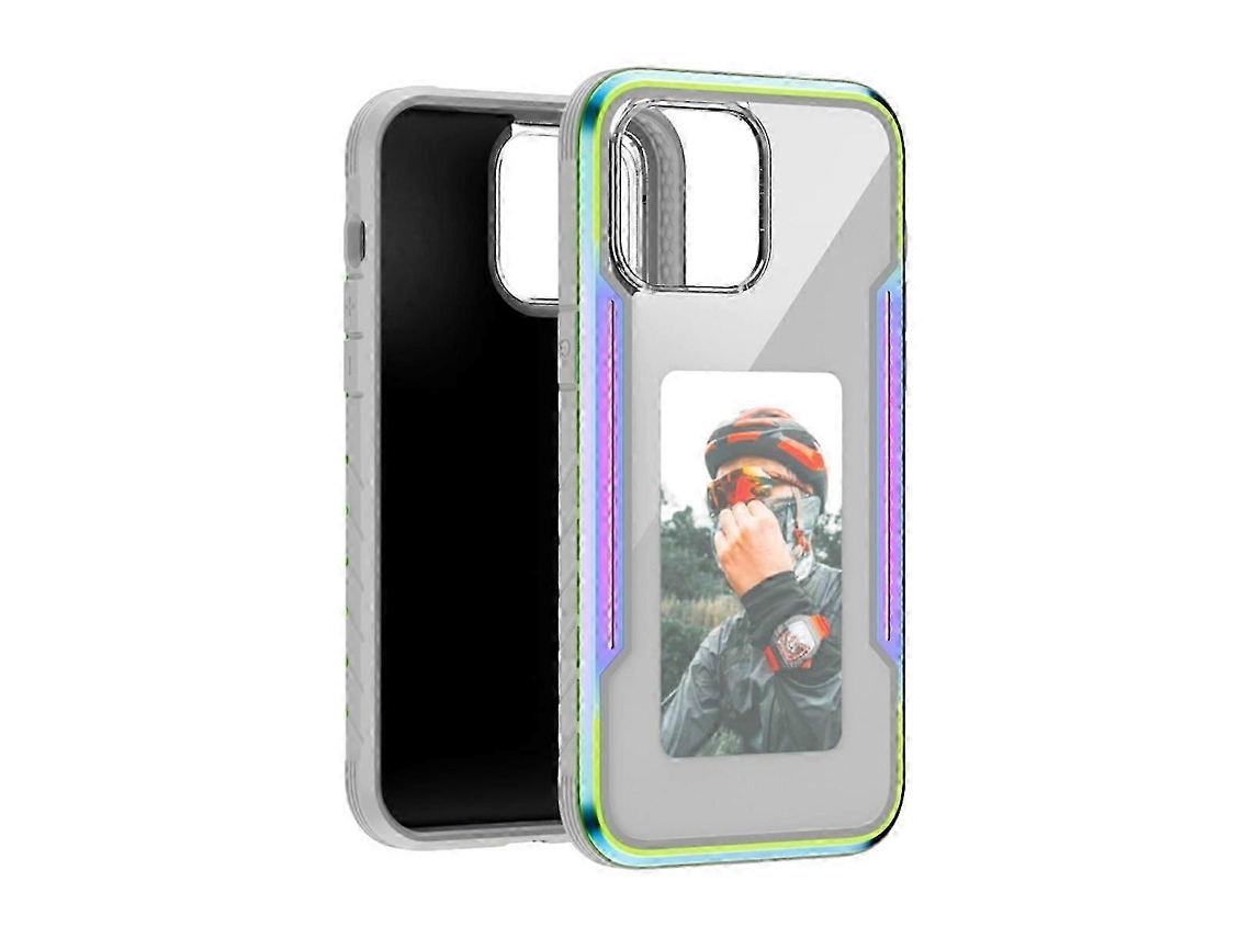 Capa De Celular Personalizada Com Tela Eink E Nfc Inteligente Para Iphone, Colorida, Szrh