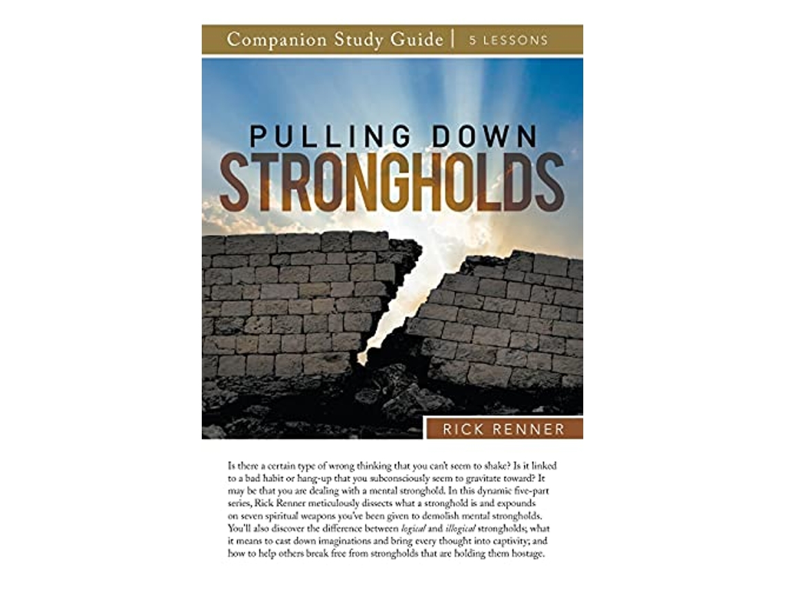 Livro Pulling Down Strongholds Study Guide de Rick Renner (Inglês)