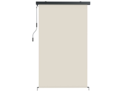 Persiana de Rodas Externa. Toldo Vertical Externo com Manivela e Cassete de Alumínio. 250x160cm. Creme Ge
