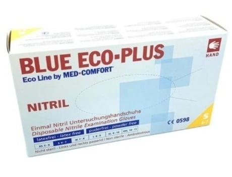 AMPRI Guante de Nitrilo Eco Blue Med-Confort 100 Unidades