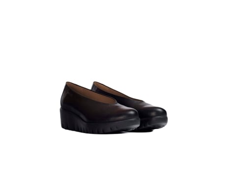 Sapatos de Mulher WONDERS Fly Salto Uk Pele Preto (36)