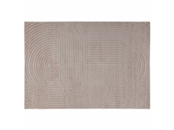 Conjunto 1 Tapete Moderno Vidaxl Bege Poliéster (280 X 200 Cm)