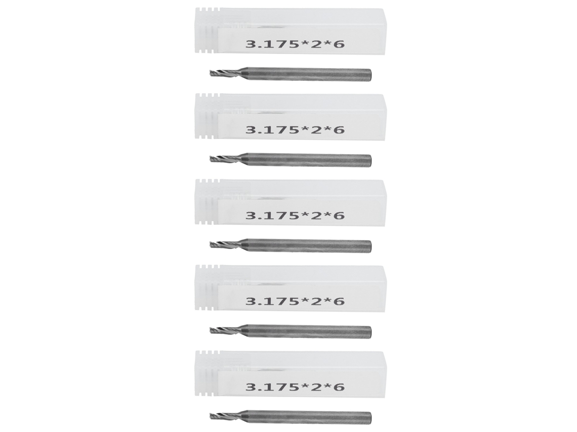 Laxiscreed Fresa De Walp De 5 Peças Para Usinagem Cnc Em Aço Tungstênio, Para Gravações Precisão