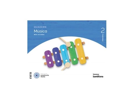 Livro Quadern Música 2n.primaria. Nou Acords. Valencia 2023 Da Editorial Voramar De Desconocido (espanhol)