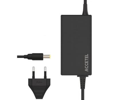 Carregador De Portátil Para Asus 19v 3.42a 65w 5.52.5mm Accetel Pca 011 Preto