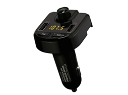Transmissor Fm YIZHOOD Bt36 Tf Card U Disk Mp3 Player 3.1A Dual Usb Carregador de Carro de Carregamento Rápido Sem Fio Kit de Carro Viva-Voz Preto