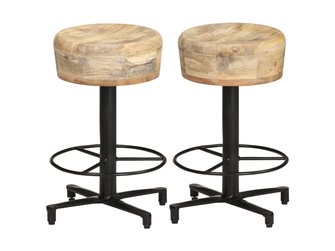 Bar Stool, Bar Stools Vidaxl Marrom Madeira (52 Cm)