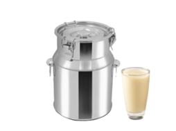 Lata De Leite, Capacidade De 5l, Aço Inox Durável, Design Vedado, Prata Oem