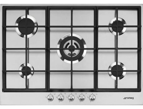 Placa de Gás SMEG PX175 (Gás Natural - 72.5 cm - Inox)