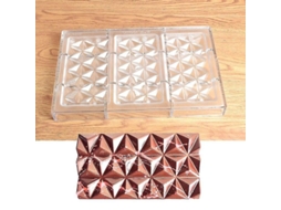 Lurelia Molde Para Chocolate, Em Policarbonato, Formato Losango, Para Chocolate E Doces, Antiaderente