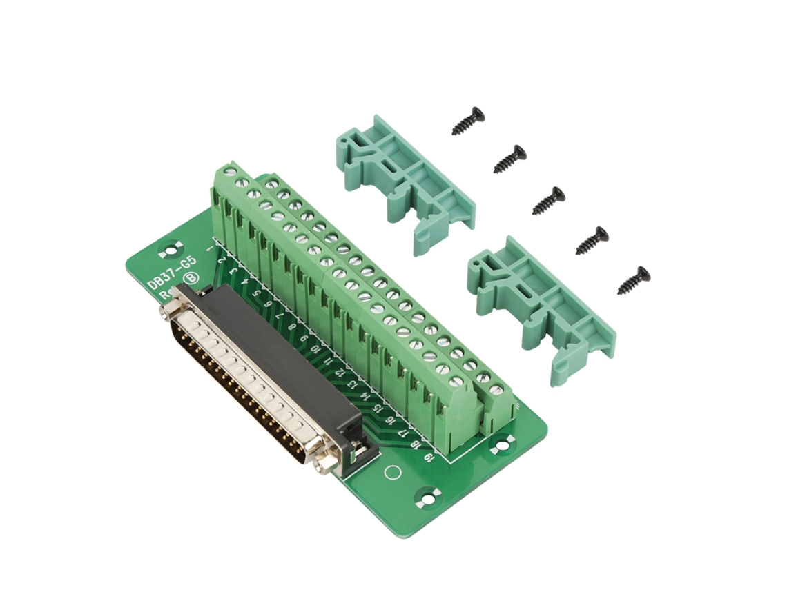 Ycy-módulo De Interface Db37 Para Rail Din Com Conector De Terminal E Placa De Desconexão (cabeça Macho)