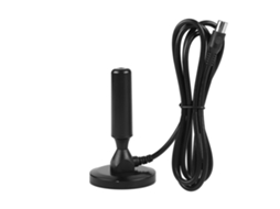 Antena Interna Dtv Banda Dual Uhf Vhf Com Base Magnética