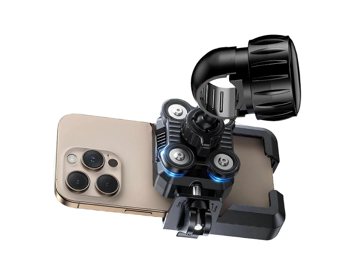 Suporte De Celular Para Motocicleta Em Metal Ampla Compatibilidade Estável Para Smartphones Até 7,2 Polegadas Multicor