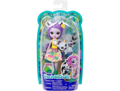 Boneca Enchantimals Lemur  (15 cm)