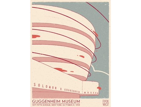 Cartaz Serigráfico de Edição Limitada PLAKAT Guggenheim Museum