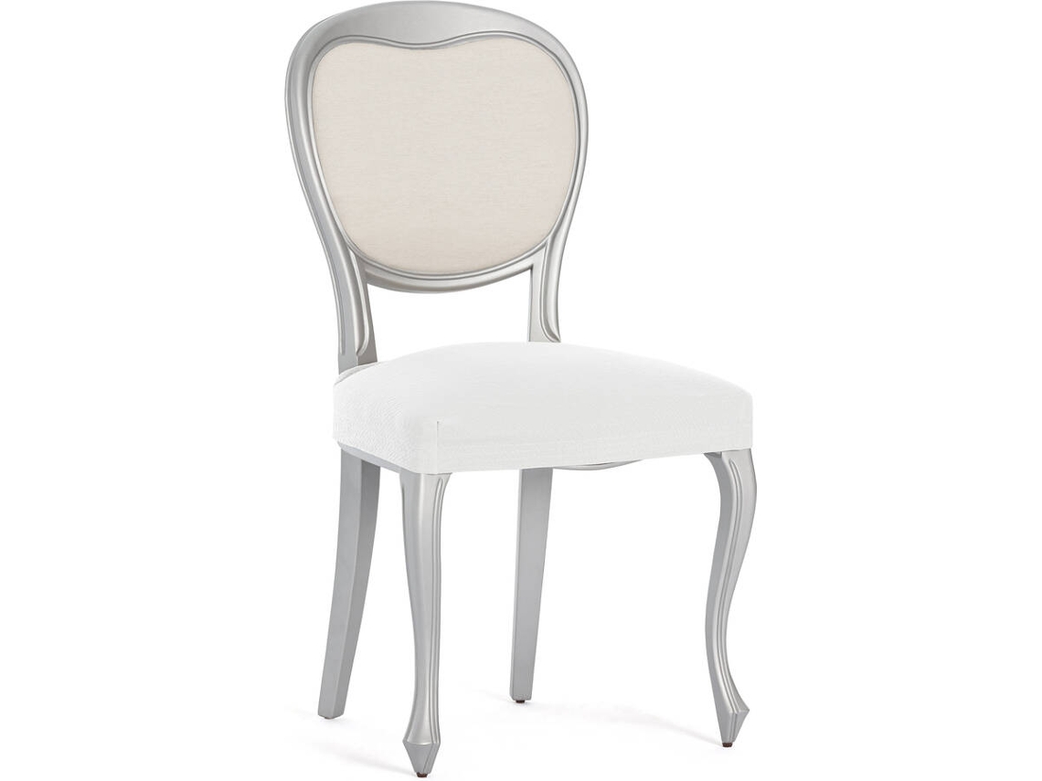 Capa de Cadeira EYSA Premium Bronx Pack de 2 Capas Tejido Multielástico (50 x 50 x 5 cm - Poliéster - Branco)