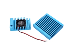Laxiscreed Dissipador De Calor De Liga De Alumínio Com Mini Ventoinha Para Nanopi R2s