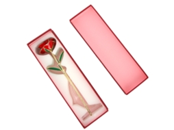 Rosa Pintada Artificial Flor Eterna Presente Romântico