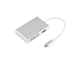 Conversor (type-c Para Hdmi Vga Dvi Hd Suporta Otg) Todo Em Chinês