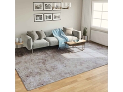 Vidaxl Tapete Lavável 400x300 Cm Cinzento