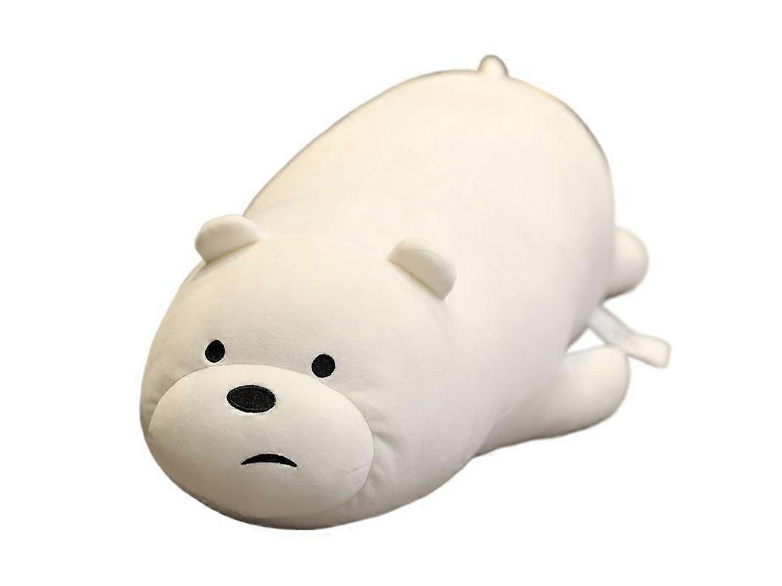 Urso Branco De Pelúcia, Macio, Para Abraços E Decoração