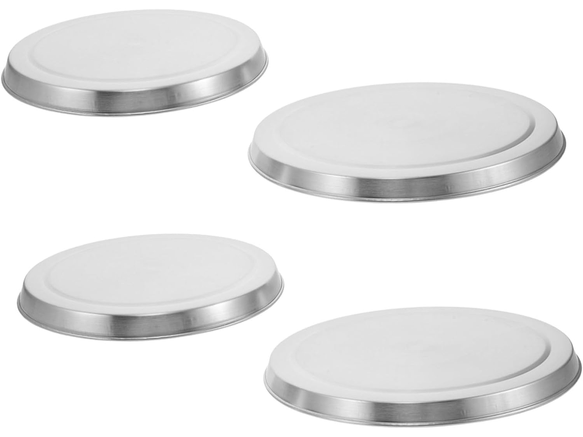 Conjunto De 4 Peças De Tapetes De Aço Inoxidável Para Fogão Elétrico, Acessórios De Cozinha Multifuncionais Conjunto De 4 Peças De Tape Gokoco