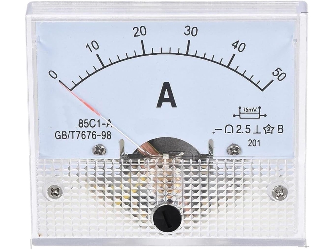 Amperímetro Analógico 85c1-a Dc Microamperímetro Medidor De Corrente
